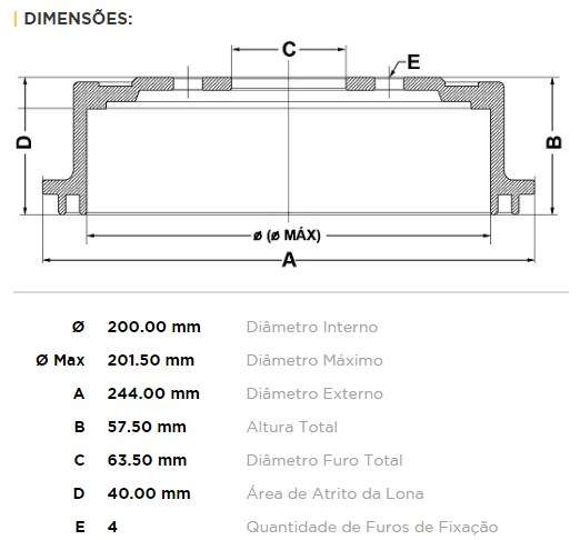 FREMAX CAMPANA FRENO FIESTA KINETIC 1.6  