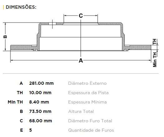 FREMAX DISCO FRENO VOLVO 240/260ETC TS  