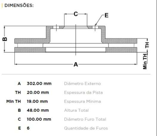 FREMAX DISCO FRENO TOYOTA LAND CRUISER DV  