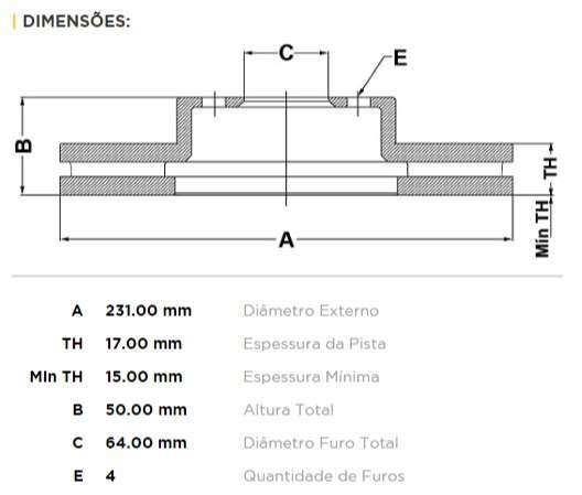 FREMAX DISCO FRENO SUZUKI SWIFT DV  