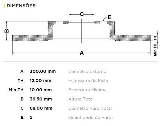 FREMAX DISCO FRENO AUDI A4/A5/Q5 TRAS  
