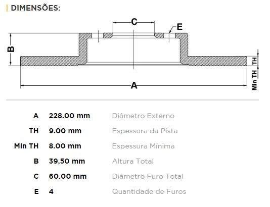 FREMAX DISCO FRENO VOLVO 440/460/480 TS  