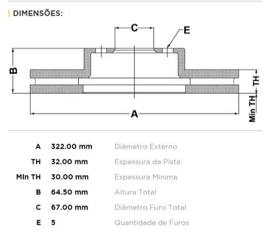 FREMAX DISCO FRENO M-BENZ SLK 250 PIST PERFOR  