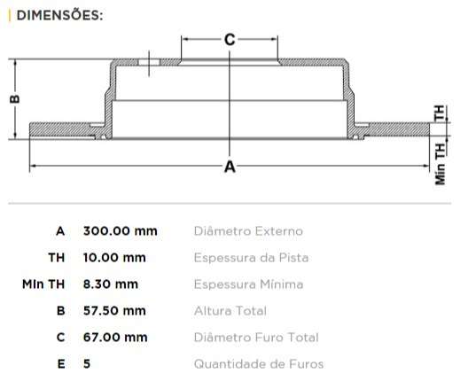 FREMAX DISCO FRENO M-BENZ CLASE C280/E250  