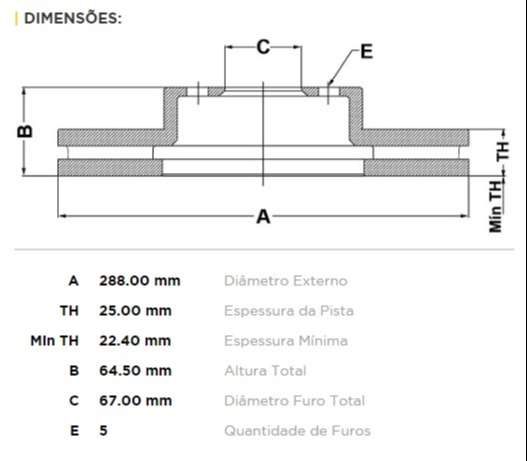 FREMAX DISCO FRENO M-BENZ C200CGI/C200 KOM  