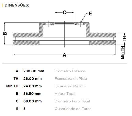 FREMAX DISCO FRENO VOLVO 940/960 DV  