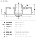 [6629.0334] FREMAX CAMPANA FRENO FORD FIESTA KA COURIER C/MAZA C/T