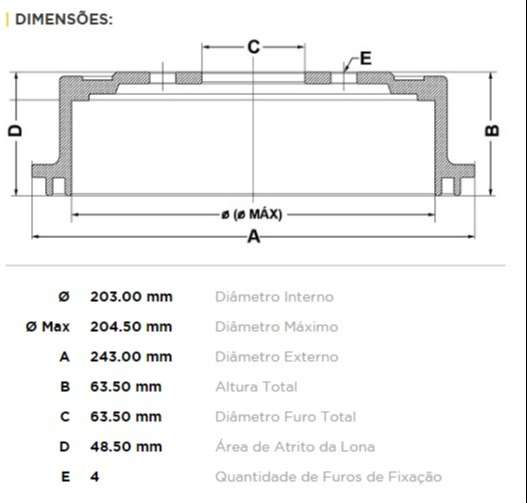 FREMAX CAMPANA FRENO MONDEO 1996> T  
