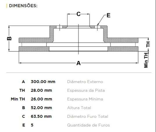 FREMAX DISCO FRENO LAND ROVER RANGE/VOLVO