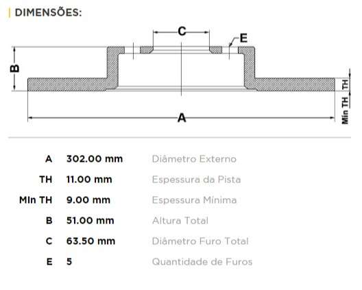 FREMAX DISCO FRENO LAND ROVER RANG EVOQUE