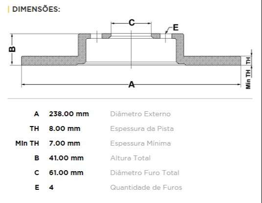 FREMAX DISCO FRENO EXPRES/TWINGO DS  