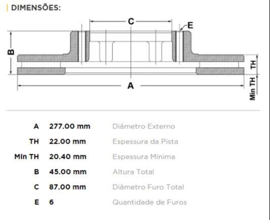 FREMAX DISCO FRENO ASIA/MITSUBISHI DV
