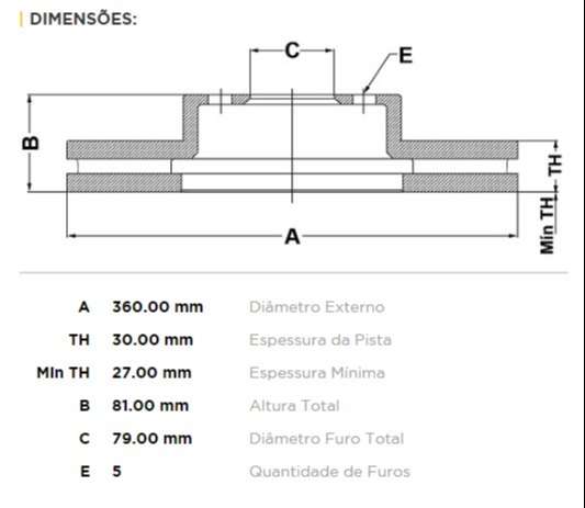 FREMAX DISCO FRENO LAND ROVER RANG  3-3.6 5.0  