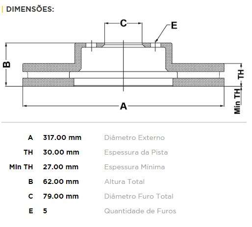 FREMAX DISCO FRENO LAND ROVER DISCOVERY/RANG  