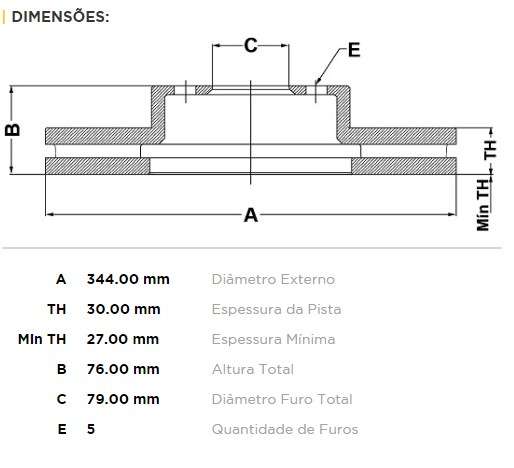 FREMAX DISCO FRENO LAND ROVER RAN 3.0/4.0  
