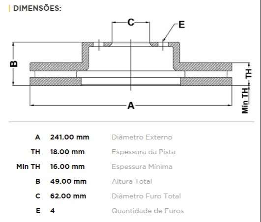 FREMAX DISCO FRENO KIA PICANTO 1.1 06 DV  