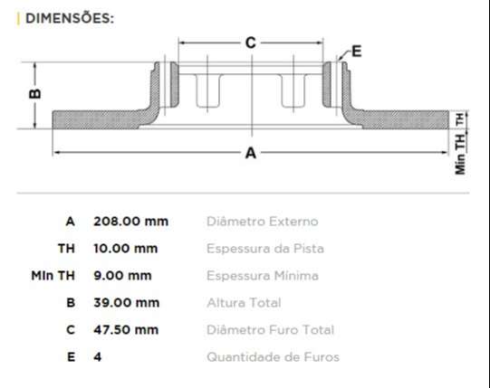 FREMAX DISCO FRENO DAIHATSU CHARAD DS  