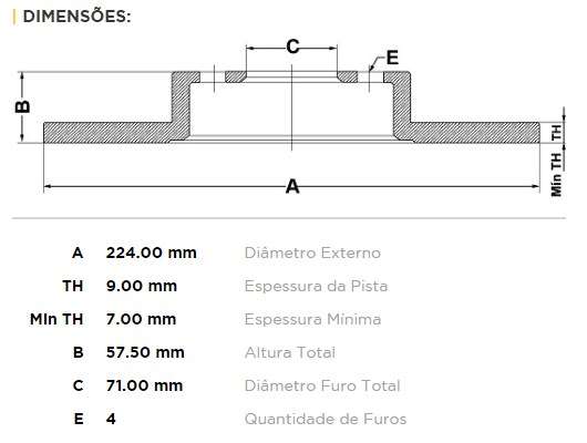 FREMAX DISCO FRENO CITROEN XANTIA TODOS 93>TS  