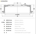 [7917.0334] FREMAX CAMPANA FRENO RANGER 4X2-4X4