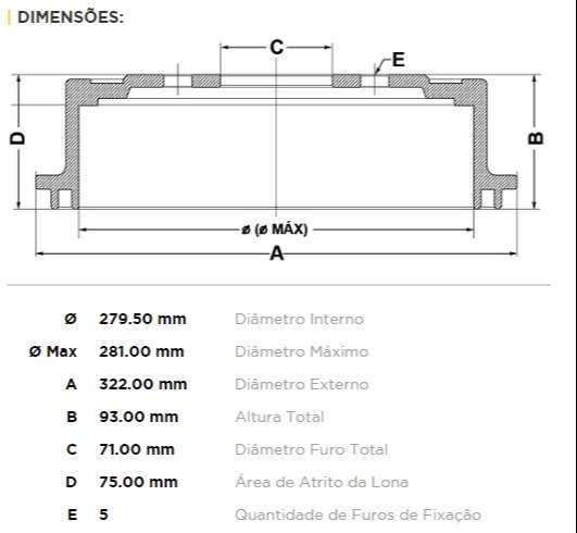 FREMAX CAMPANA FRENO RANGER TODOS MODELOS  