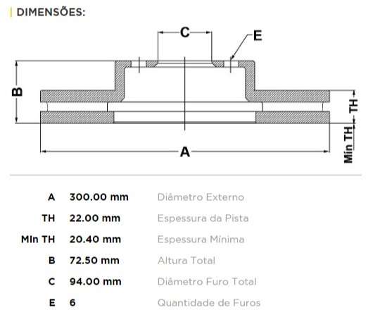 FREMAX DISCO FRENO MITSUBISHI MONTERO TV  