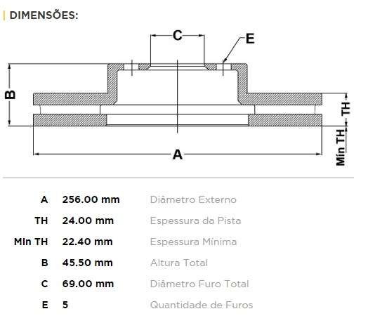 FREMAX DISCO FRENO MITSUBISHI ECLIPSE 2.0  