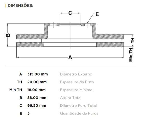 FREMAX DISCO FRENO KIA SORENTO TV  