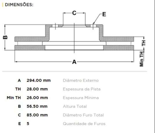 FREMAX DISCO FRENO SSANGYONG ACTYON/KYRON  