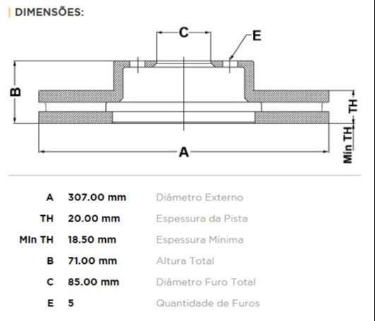 FREMAX DISCO FRENO SSANGYONG ACTYON/A230  