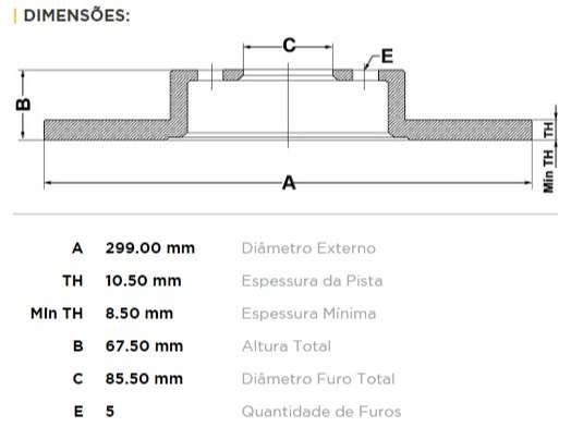 FREMAX DISCO FRENO SSANGYONG  