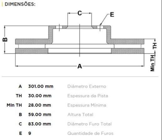 FREMAX DISCO FRENO IVECO DAILY 70C16 08>  