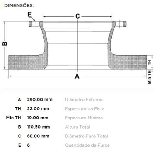 FREMAX DISCO FRENO IVECO DAILY 96/99 DS  