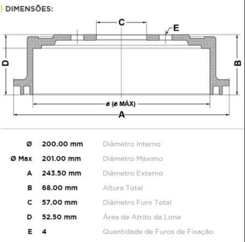 FREMAX CAMPANA FRENO ASTRA / MONZA / VECTRA T  