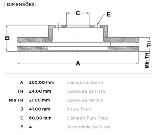 FREMAX DISCO FRENO CORSA 2002 /MERIVA / PRISMA DV