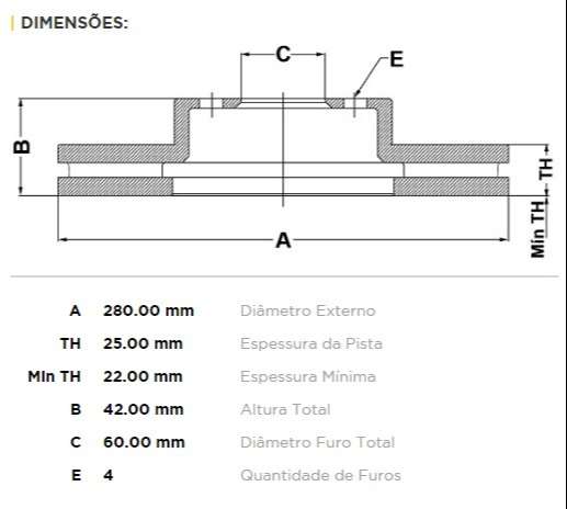 FREMAX DISCO FRENO MERIVA 2003>DV