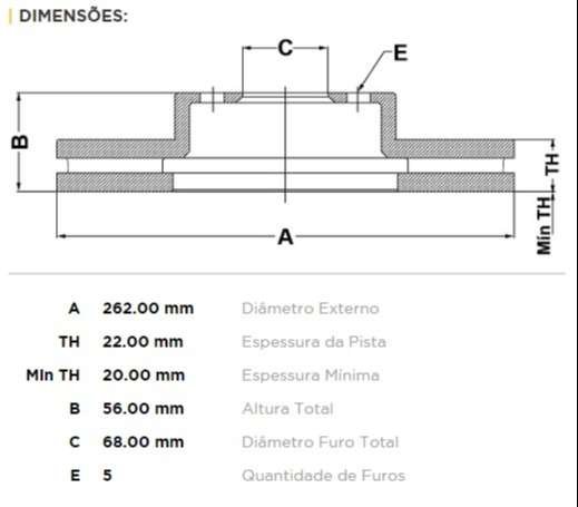 FREMAX DISCO FRENO VOLVO 740/760/780 DV  