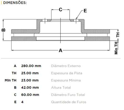 FREMAX DISCO FRENO ASTRA / VECTRA DV
