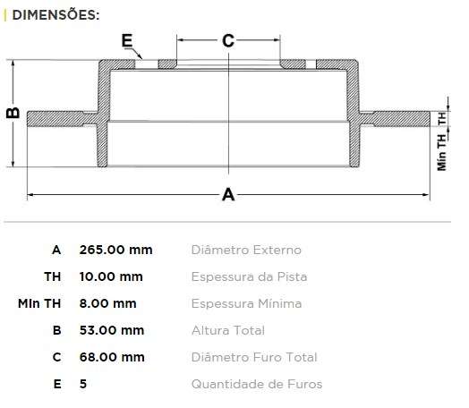 FREMAX DISCO FRENO VOLVO 740/760/780 TS  