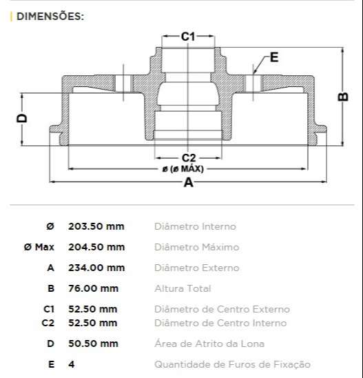 FREMAX CAMPANA FRENO CLIO / MEGANE T  