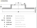 [9613.0334] FREMAX DISCO FRENO SAVEIRO 1.6