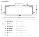 [9617.0334] FREMAX CAMPANA FRENO VW FOX 1.6 04/ SURAN 06/