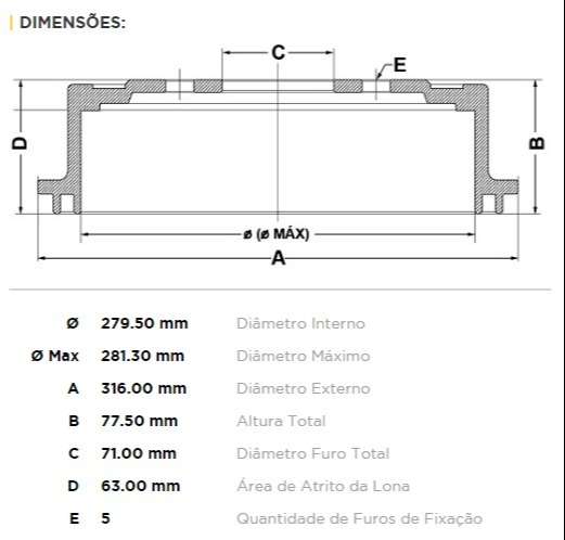 FREMAX CAMPANA FRENO CHEVROLET BLAZER S10 97/11