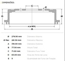 [9933.0334] FREMAX CAMPANA FRENO CHEVROLET S10 / BLAZER T