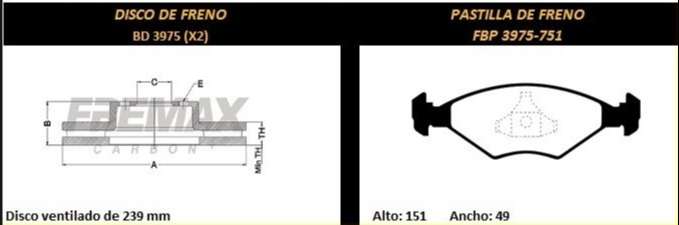 FREMAX KIT JGO DISCOS Y PASTILLAS GOL / POLO