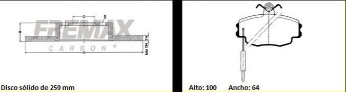 FREMAX KIT JGO DISCOS Y PASTILLAS LOGAN