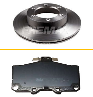 FREMAX KIT JGO DISCOS Y PASTILLAS HILUX 4X4