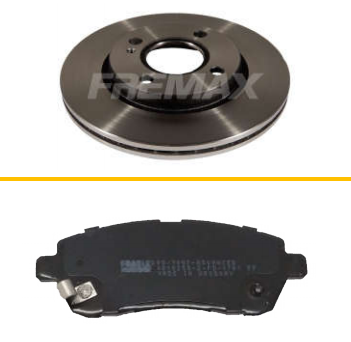 FREMAX KIT JGO DISCOS C/PASTILLAS FIESTA KINETIC