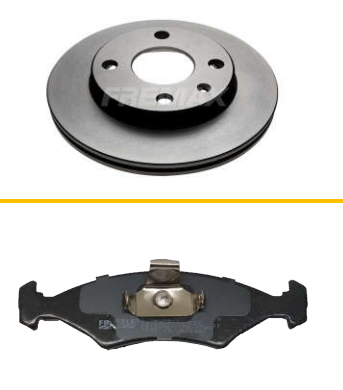 FREMAX KIT JGO DISCOS Y PASTILLAS FIESTA KA 1.4 1.6