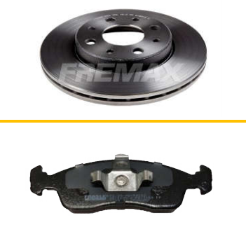 FREMAX KIT JGO DISCOS C/PASTILLAS UNO WAY