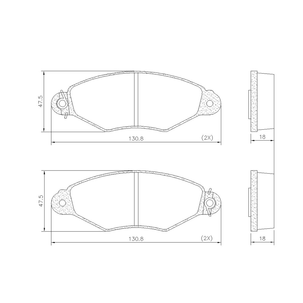 FRASLE PASTILLA EJE DELANT. 17MM  /RENAULT KANGOO 12> 